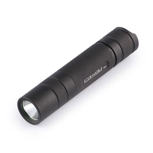 Convoy S2+ Nichia 365nm UV LED bateria čierná