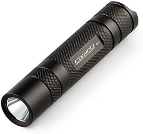 Convoy S2+ Nichia 365nm UV LED bateria čierná