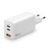 everActive GaN SC-650Q nástenná nabíjačka s USB portom a 2x USB-C PD PPS QC4+ 65W