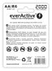 dobíjecí baterie everActive R6 / AA 2000mAh 1,2 V Ni-Mh, 2 ks