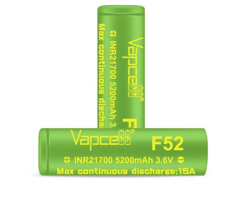  Vapcell F52 21700 5200mah 15A  dobíjacia li-ion batéria