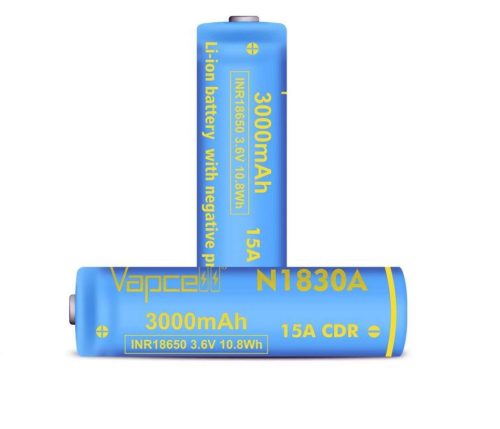 Vapcell N1830A 18650 3000mah chránená a veľkokapacitná nabíjateľná Li-ion batéria